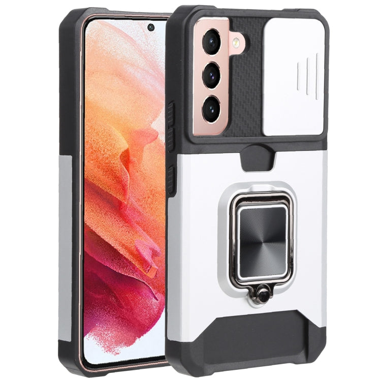 Sliding Camera Cover Design PC + TPU Shockproof Phone Case with Ring Holder & Card Slot, For Samsung Galaxy A13 5G, For Samsung Galaxy S22 5G, For Samsung Galaxy S22+ 5G, For Samsung Galaxy S22 Ultra 5G