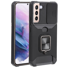 Load image into Gallery viewer, Sliding Camera Cover Design PC + TPU Shockproof Phone Case with Ring Holder &amp; Card Slot, For Samsung Galaxy A13 5G, For Samsung Galaxy S22 5G, For Samsung Galaxy S22+ 5G, For Samsung Galaxy S22 Ultra 5G
