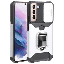 Load image into Gallery viewer, Sliding Camera Cover Design PC + TPU Shockproof Phone Case with Ring Holder &amp; Card Slot, For Samsung Galaxy A13 5G, For Samsung Galaxy S22 5G, For Samsung Galaxy S22+ 5G, For Samsung Galaxy S22 Ultra 5G