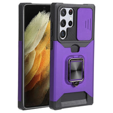Load image into Gallery viewer, Sliding Camera Cover Design PC + TPU Shockproof Phone Case with Ring Holder &amp; Card Slot, For Samsung Galaxy A13 5G, For Samsung Galaxy S22 5G, For Samsung Galaxy S22+ 5G, For Samsung Galaxy S22 Ultra 5G