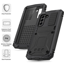 Load image into Gallery viewer, R-JUST Rugged Phone Case with Holder, For Samsung Galaxy S21 FE