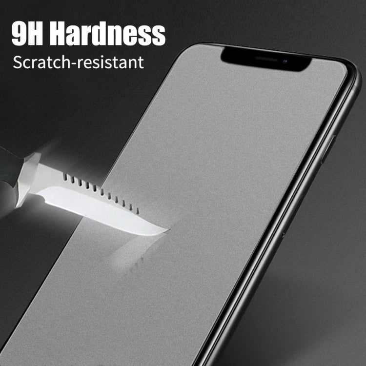 For iPhone 17e / 16e / 13 / 13 Pro Transparent Frosted Full Screen Tempered Glass Film, For iPhone 16e / 13 / 13 Pro  (1 PC)