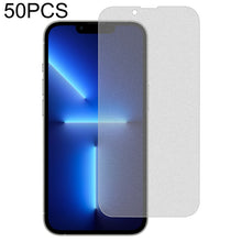Load image into Gallery viewer, For iPhone 17e / 16e / 14 / 13 / 13 Pro 50pcs Transparent Frosted Full Screen Tempered Glass Film, For iPhone 16e / 13 / 13 Pro  (50pcs)