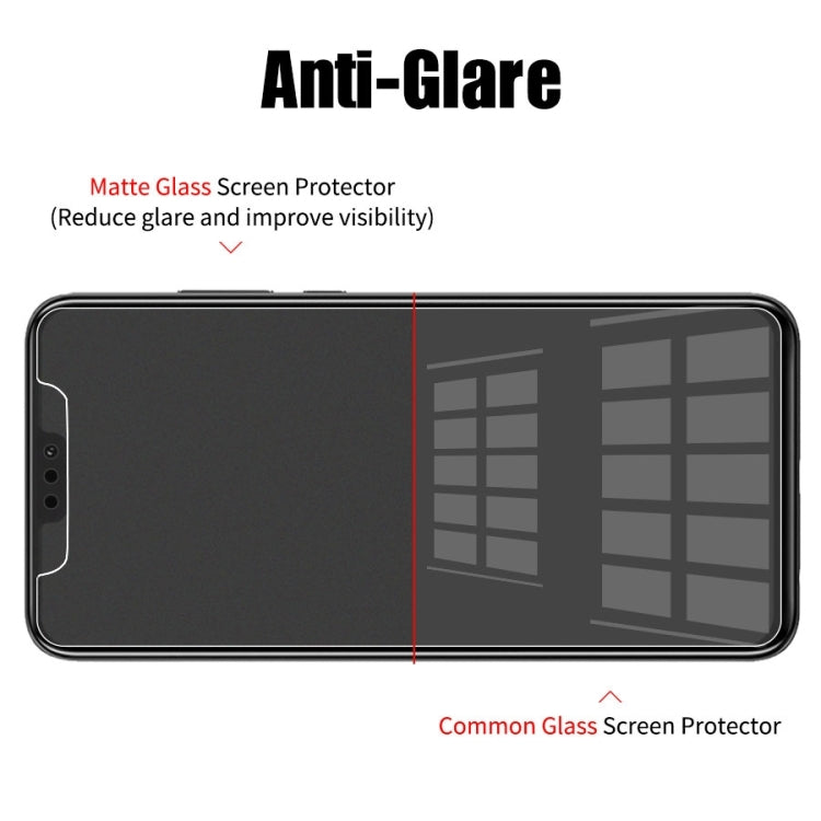 For iPhone 17e / 16e / 14 / 13 / 13 Pro 50pcs Transparent Frosted Full Screen Tempered Glass Film, For iPhone 16e / 13 / 13 Pro  (50pcs)