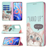 Colored Drawing Pattern Invisible Magnetic PU Leather Phone Case, For Xiaomi Redmi Note 11 5G, For Xiaomi Redmi Note 11 Pro 5G / 11 Pro+ 5G, For Samsung Galaxy A53 5G