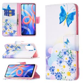 Colored Drawing Pattern Leather Phone Case, For Xiaomi Redmi Note 11T 5G / M4 Pro 5G, For Xiaomi Redmi Note 11 Pro / 11 Pro+, For Samsung Galaxy A53 5G, For Samsung Galaxy M52 5G