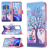 Colored Drawing Leather Phone Case, For Xiaomi Redmi Note 11 5G, For Xiaomi Redmi Note 11 Pro / 11 Pro+