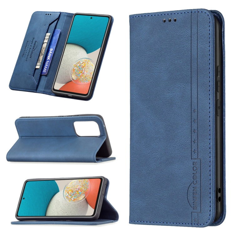 Magnetic RFID Blocking Anti-Theft Leather Phone Case, For Samsung Galaxy A53 5G