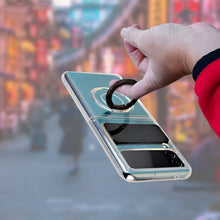 Load image into Gallery viewer, Sliding Camera Design TPU Phone Case with Ring Holder, For Samsung Galaxy Z Flip3 5G