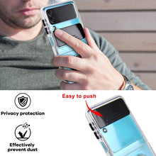 Load image into Gallery viewer, Sliding Camera Design TPU Phone Case with Ring Holder, For Samsung Galaxy Z Flip3 5G