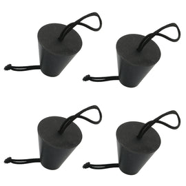 Kayak Silicone Drain Hole Plug, A6699 4 in 1 Black, A6701 8 in 1 Blue