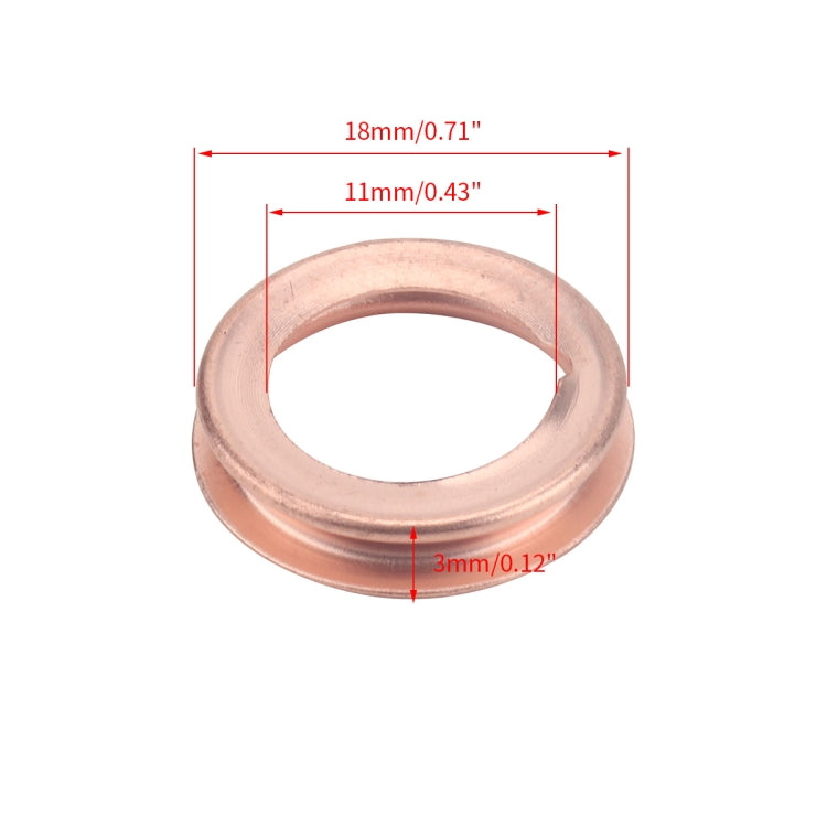 Car Drain Plug Crush Washer Gaskets 1102601M02 for Nissan, A5421 10 in 1, A5422 20 in 1, A5423 50 in 1