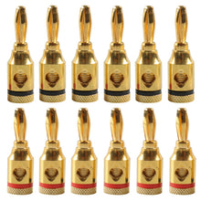 Load image into Gallery viewer, Car Gold-plated Red and Black 4mm Banana Head Audio Plug, A6520 12 in 1, A6521 24 in 1, A6522 32 in 1