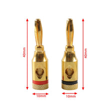 Load image into Gallery viewer, Car Gold-plated Red and Black 4mm Banana Head Audio Plug, A6520 12 in 1, A6521 24 in 1, A6522 32 in 1