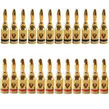 Load image into Gallery viewer, Car Gold-plated Red and Black 4mm Banana Head Audio Plug, A6520 12 in 1, A6521 24 in 1, A6522 32 in 1