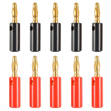 Load image into Gallery viewer, Car Red and Black Cover Gold-plated 4mm Banana Head Audio Plug, A6545 10 in 1, A6546 20 in 1, A6549 40 in 1