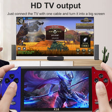 Load image into Gallery viewer, X16 6.5 inch Screen Classic Handheld Game Console with 8GB Memory, X16 8GB 6.5 inch