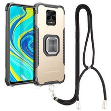 Load image into Gallery viewer, Aluminum Alloy + TPU Phone Case with Lanyard, For Xiaomi Redmi Note 9S / Note 9 Pro