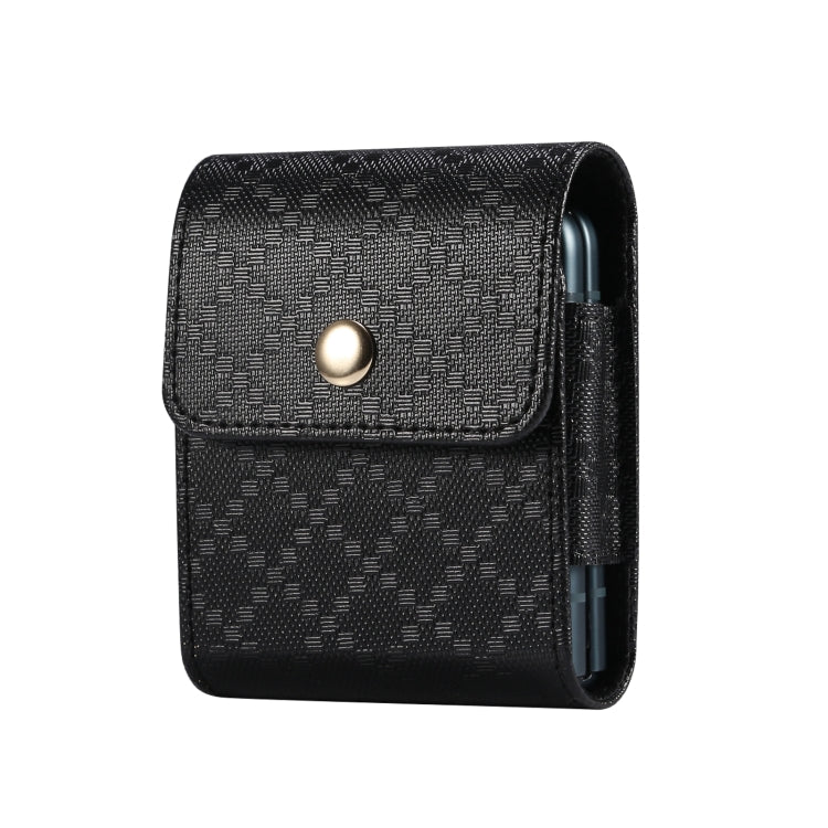 Checkered Texture Waist Hanging Phone Case, For Samsung Galaxy Z Flip3 5G