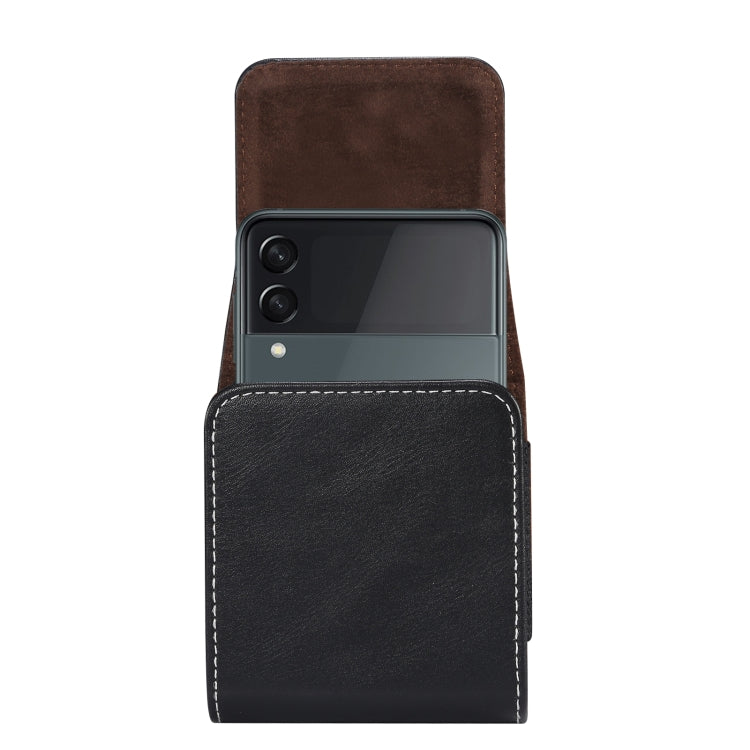 Lamb Texture Waist Hanging Phone Case, For Samsung Galaxy Z Flip3 5G