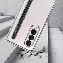 Load image into Gallery viewer, GKK Integrated Electroplating + Glass Phone Case with Pen Slot, For Samsung Galaxy Z Fold3 5G