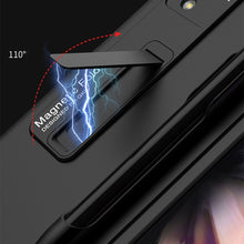 Load image into Gallery viewer, GKK Ultra-thin PC Phone Flip Case with Holder &amp; Pen Slot, For Samsung Galaxy Z Fold3 5G