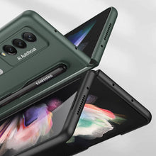 Load image into Gallery viewer, GKK Ultra-thin PC Phone Flip Case with Holder &amp; Pen Slot, For Samsung Galaxy Z Fold3 5G