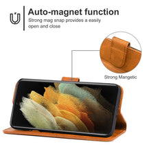 Load image into Gallery viewer, Leather Phone Case, For Samsung Galaxy S22 Ultra 5G, For Samsung Galaxy Note20 Ultra