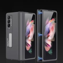 Load image into Gallery viewer, GKK Magnetic Full Coverage Phone Flip Case with Holder, For Samsung Galaxy Z Fold3 5G