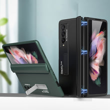 Load image into Gallery viewer, GKK Magnetic Full Coverage Phone Flip Case with Holder, For Samsung Galaxy Z Fold3 5G
