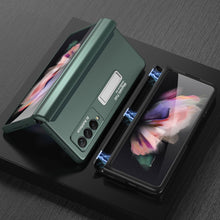 Load image into Gallery viewer, GKK Magnetic Full Coverage Phone Flip Case with Holder, For Samsung Galaxy Z Fold3 5G