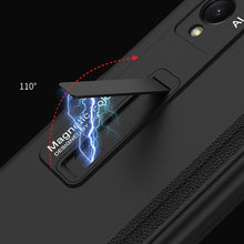 Load image into Gallery viewer, GKK Magnetic Full Coverage Phone Flip Case with Holder, For Samsung Galaxy Z Fold3 5G
