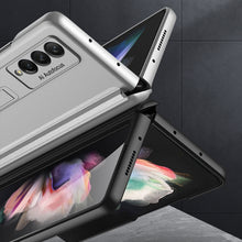 Load image into Gallery viewer, GKK Magnetic Full Coverage Phone Flip Case with Holder, For Samsung Galaxy Z Fold3 5G