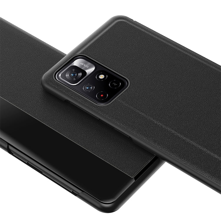 Window View Leather Phone Case, For Xiaomi Redmi Note 11, For Samsung Galaxy S22+ 5G