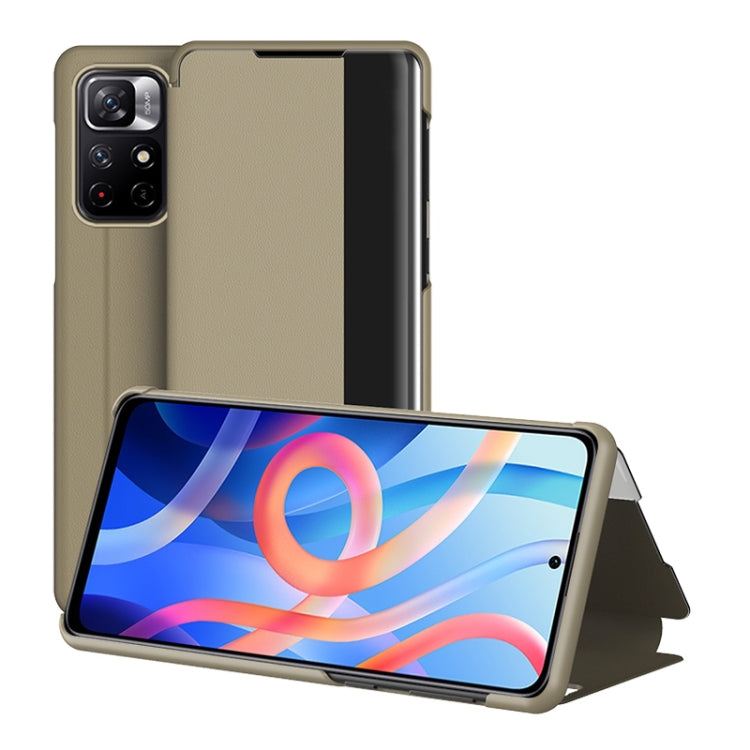 Window View Leather Phone Case, For Xiaomi Redmi Note 11, For Samsung Galaxy S22+ 5G