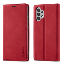 Load image into Gallery viewer, LC.IMEEKE Strong Magnetism Matte TPU + PU Leather Case, For Samsung Galaxy A32 4G