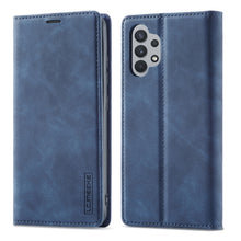 Load image into Gallery viewer, LC.IMEEKE Strong Magnetism Matte TPU + PU Leather Case, For Samsung Galaxy A32 4G
