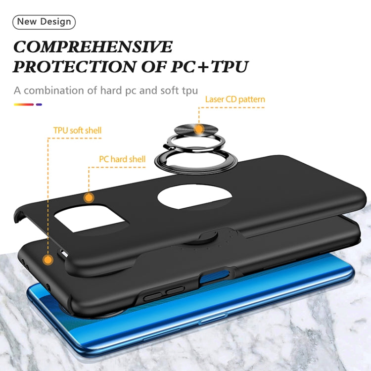 PC + TPU Magnetic Phone Case with Invisible Ring Holder, For Xiaomi Poco X3 NFC / X3, For Samsung Galaxy A13 5G