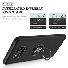 Load image into Gallery viewer, PC + TPU Magnetic Phone Case with Invisible Ring Holder, For Xiaomi Poco X3 NFC / X3, For Samsung Galaxy A13 5G