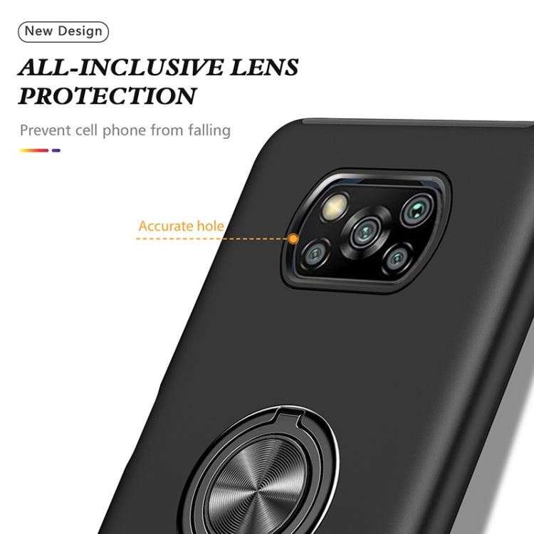 PC + TPU Magnetic Phone Case with Invisible Ring Holder, For Xiaomi Poco X3 NFC / X3, For Samsung Galaxy A13 5G