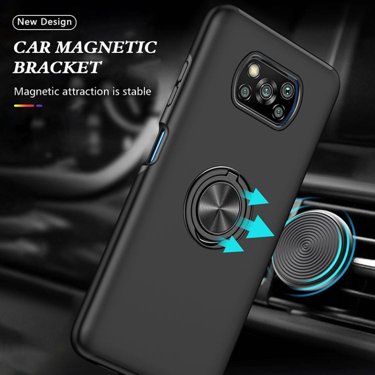 PC + TPU Magnetic Phone Case with Invisible Ring Holder, For Xiaomi Poco X3 NFC / X3, For Samsung Galaxy A13 5G