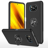 PC + TPU Magnetic Phone Case with Invisible Ring Holder, For Xiaomi Poco X3 NFC / X3, For Samsung Galaxy A13 5G