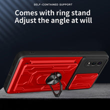 Load image into Gallery viewer, Camera Cover Phone Case with Card Slot &amp; Holder, For Samsung Galaxy A02 / M02, For Samsung Galaxy A32, For Samsung Galaxy S20 FE, For Samsung Galaxy S20+, For Samsung Galaxy S21 Ultra 5G, For Samsung Galaxy A02s EU Version
