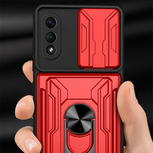 Load image into Gallery viewer, Camera Cover Phone Case with Card Slot &amp; Holder, For Samsung Galaxy A02 / M02, For Samsung Galaxy A32, For Samsung Galaxy S20 FE, For Samsung Galaxy S20+, For Samsung Galaxy S21 Ultra 5G, For Samsung Galaxy A02s EU Version