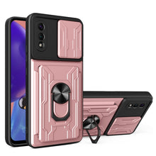 Load image into Gallery viewer, Camera Cover Phone Case with Card Slot &amp; Holder, For Samsung Galaxy A02 / M02, For Samsung Galaxy A32, For Samsung Galaxy S20 FE, For Samsung Galaxy S20+, For Samsung Galaxy S21 Ultra 5G, For Samsung Galaxy A02s EU Version