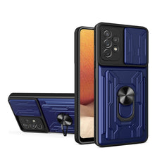 Load image into Gallery viewer, Camera Cover Phone Case with Card Slot &amp; Holder, For Samsung Galaxy A02 / M02, For Samsung Galaxy A32, For Samsung Galaxy S20 FE, For Samsung Galaxy S20+, For Samsung Galaxy S21 Ultra 5G, For Samsung Galaxy A02s EU Version