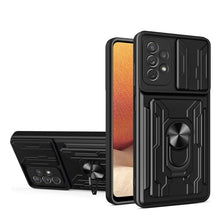Load image into Gallery viewer, Camera Cover Phone Case with Card Slot &amp; Holder, For Samsung Galaxy A02 / M02, For Samsung Galaxy A32, For Samsung Galaxy S20 FE, For Samsung Galaxy S20+, For Samsung Galaxy S21 Ultra 5G, For Samsung Galaxy A02s EU Version