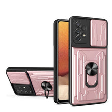 Load image into Gallery viewer, Camera Cover Phone Case with Card Slot &amp; Holder, For Samsung Galaxy A02 / M02, For Samsung Galaxy A32, For Samsung Galaxy S20 FE, For Samsung Galaxy S20+, For Samsung Galaxy S21 Ultra 5G, For Samsung Galaxy A02s EU Version