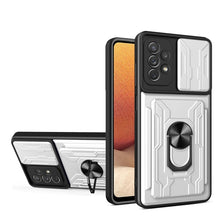 Load image into Gallery viewer, Camera Cover Phone Case with Card Slot &amp; Holder, For Samsung Galaxy A02 / M02, For Samsung Galaxy A32, For Samsung Galaxy S20 FE, For Samsung Galaxy S20+, For Samsung Galaxy S21 Ultra 5G, For Samsung Galaxy A02s EU Version