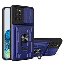Load image into Gallery viewer, Camera Cover Phone Case with Card Slot &amp; Holder, For Samsung Galaxy A02 / M02, For Samsung Galaxy A32, For Samsung Galaxy S20 FE, For Samsung Galaxy S20+, For Samsung Galaxy S21 Ultra 5G, For Samsung Galaxy A02s EU Version